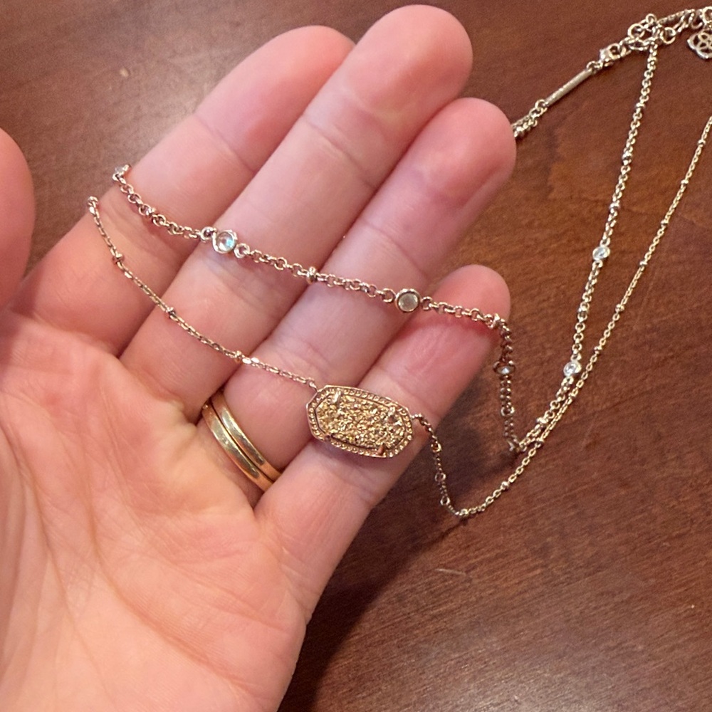 Kendra Scott Gold Pendant Necklace